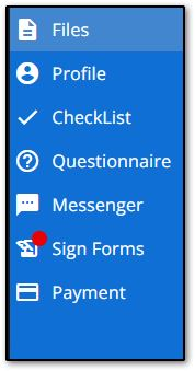 Image showing that a form is available for signatures.